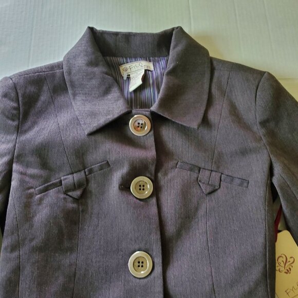 FYLO By Nylon Belted Jacket Viscose Blend - Picture 8 of 16